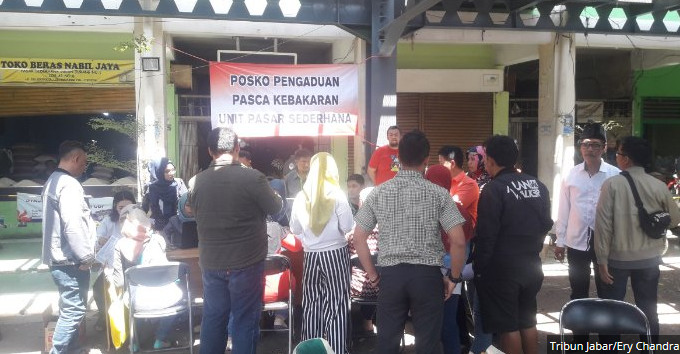 DPRD Kota Bandung Tinjau Pasar Sederhana, Berharap Pasar Dilengkapi Alat Pemadam Kebakaran