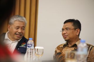 Ketua DPRD Kota Bandung, H. Tedy Rusmawan, A.T., M.M., menghadiri undangan KORMI, di Hotel Ivory, Bandung, Senin (6/2/2023).